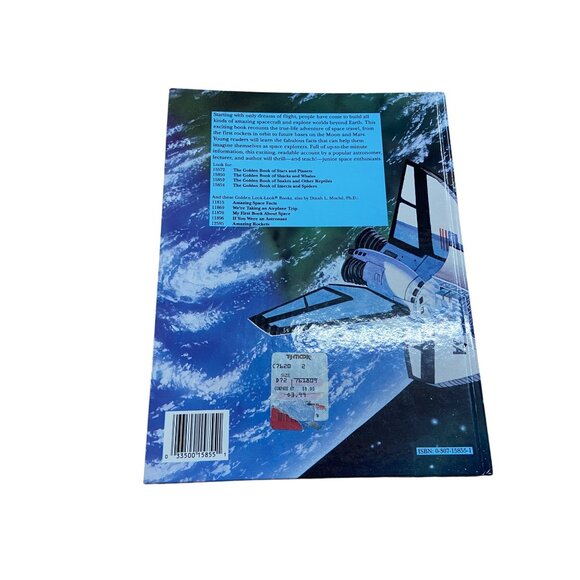 Golden Book of Space Exploration 1990 NASA Kids STEM Hardcover Dinah Moché - Picture 2 of 9